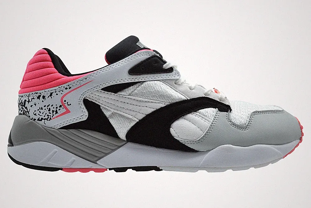 Puma Trinomic XS 850 Plus white gray violet black Laufschuhe weiß 356143 01