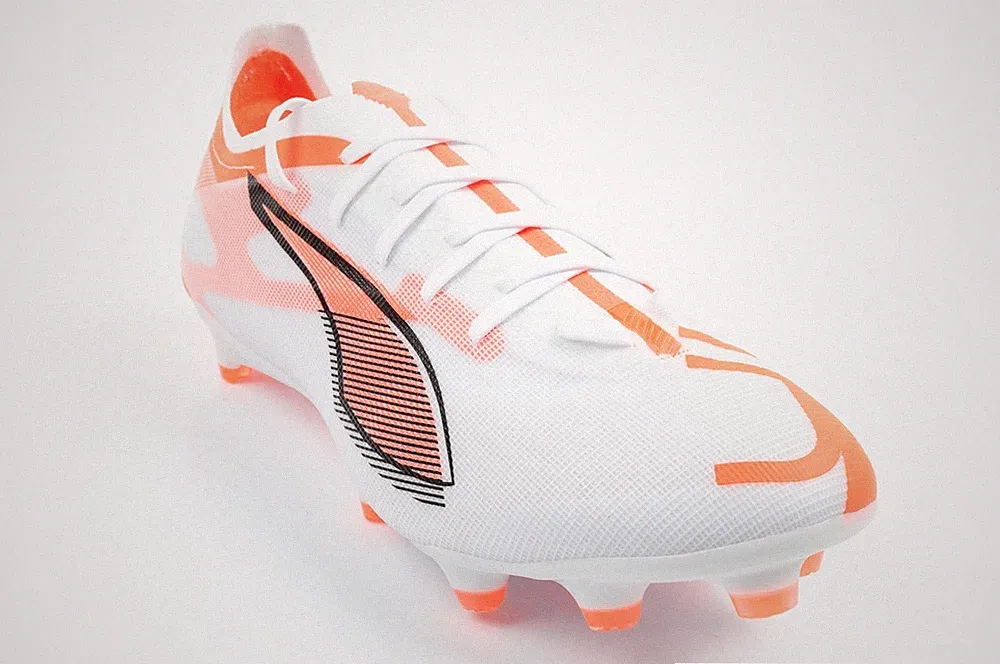 Puma Ultra 5 Match FG/AG Herren Fußballschuhe Nockenschuhe Stollenschuhe Weiß