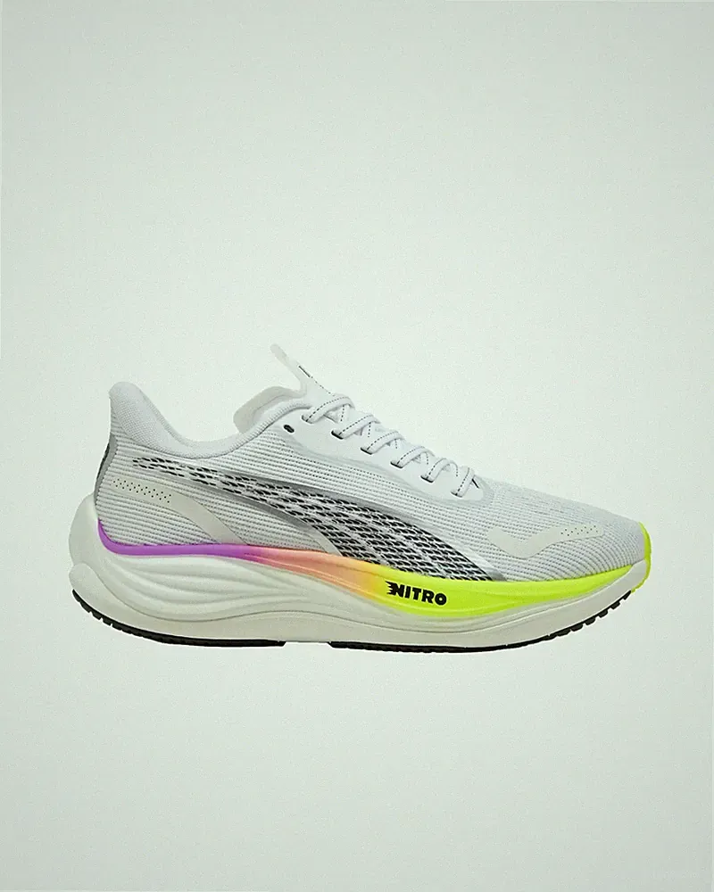 Puma Velocity Nitro 3 DAMENSCHUHE WHITE/PURE MAGE 377749 18 Running Laufen Pales