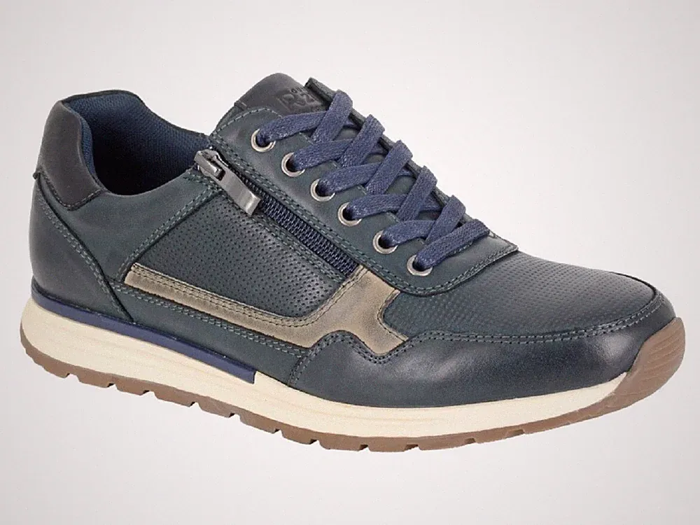 R21 Original M849 Herren Leder Komfort Smart 6 Eye Lace/Zip Freizeitschuhe