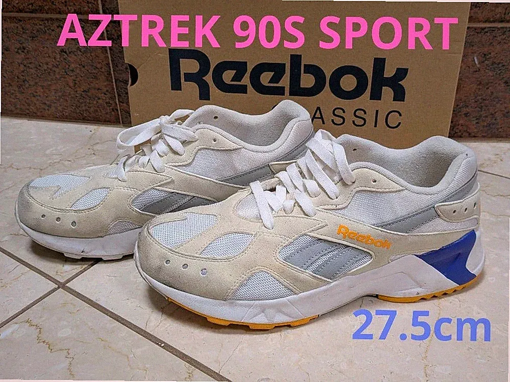 Reebok Aztrek 90S Sport Herren Sneaker 27,5cm Retro Trail Laufschuhe