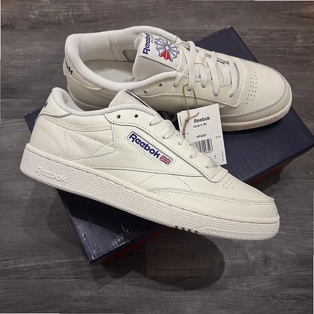 Reebok Classic Club C Herren Unisex Sneaker Schuhe "Chalk White" UK 6-11