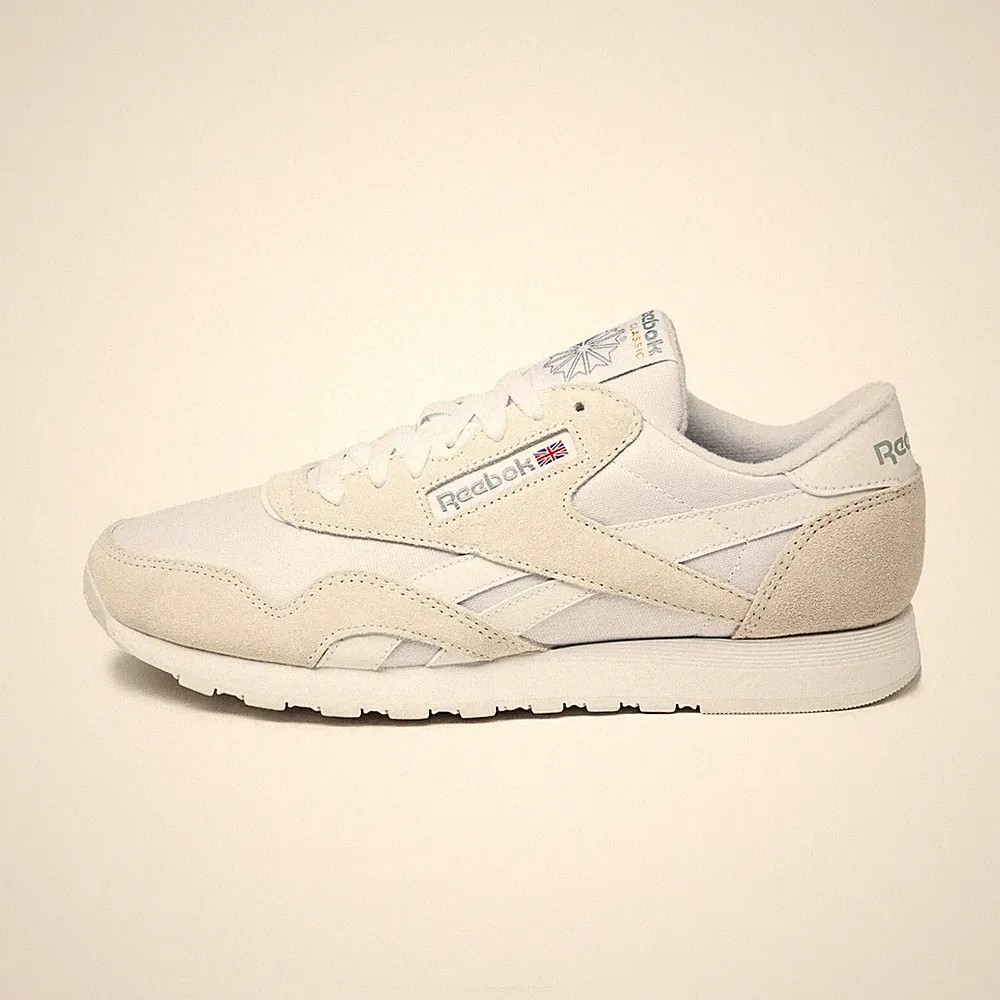 Reebok Classics Herren Nylon Schuhe in Weiß