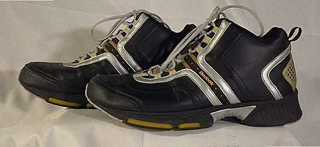 Reebok DMX Sneaker – Vintage Sportschuhe – schwarz/silber Gr. 40,5