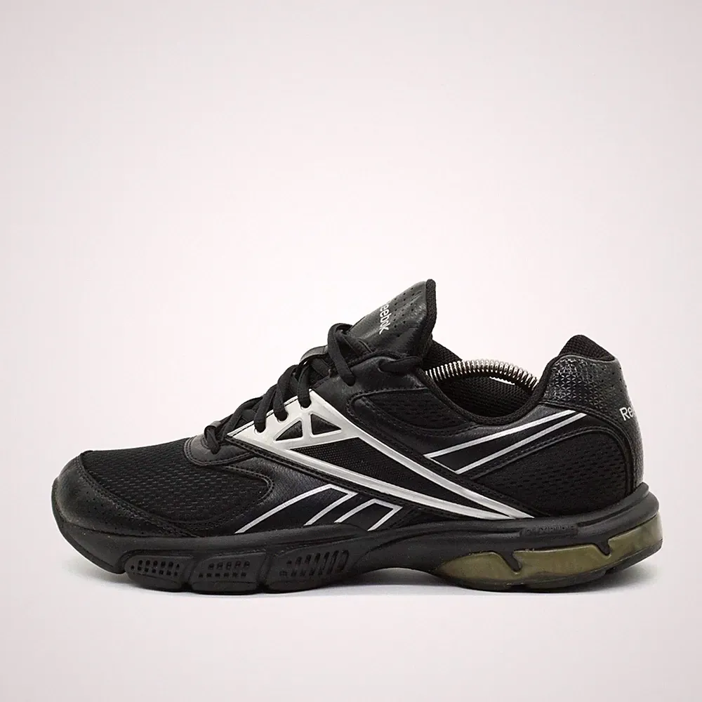 Reebok Herren RB 911 FLU Sneaker Schwarz/Silber Sportschuhe Laufschuh EU 42.5