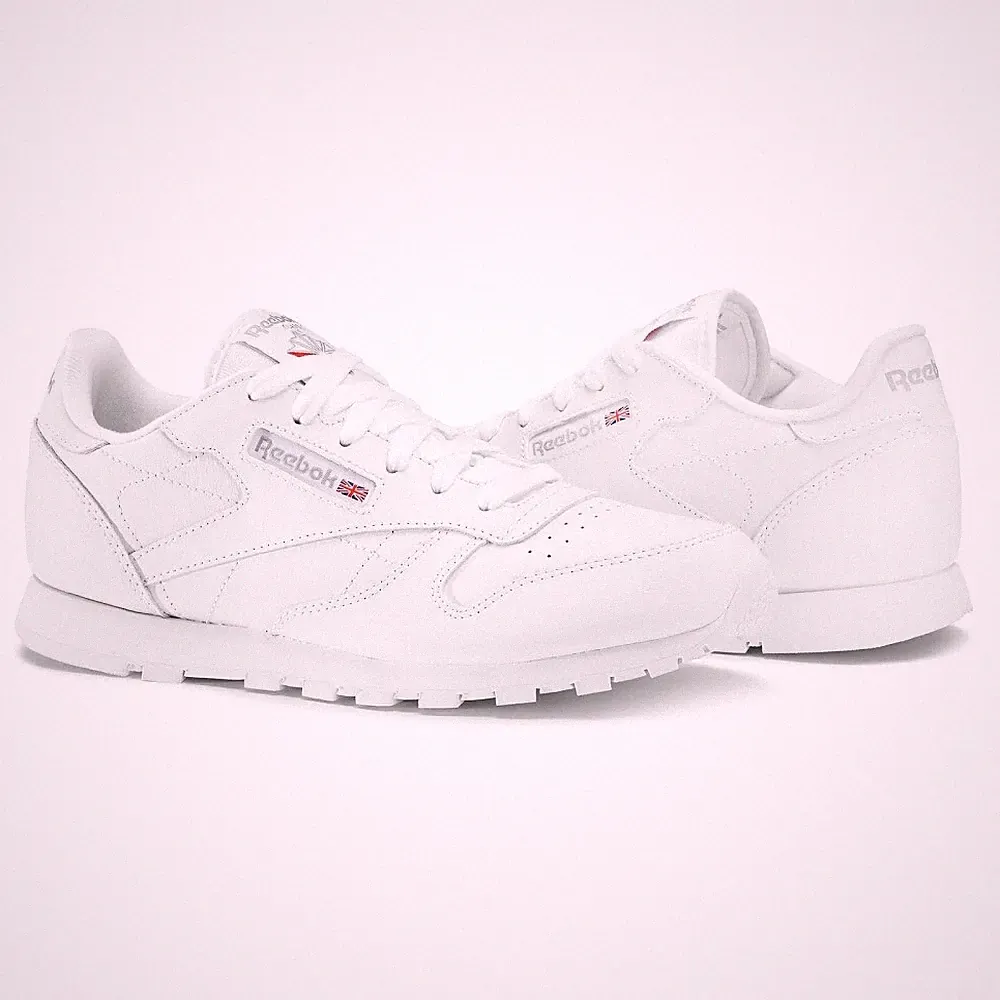 Reebok Herren Reebok Leather Grade School Schuhe Sneaker Kinder Junge Weiß 50