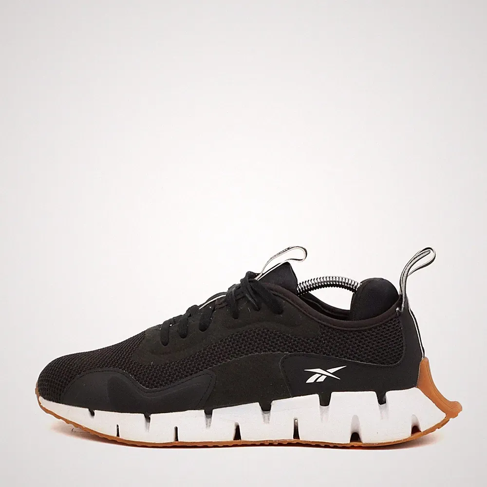 Reebok Herren Zig Kinetica II Laufschuh Schwarz Mesh ZigTech-Sohle Sneaker EU 43