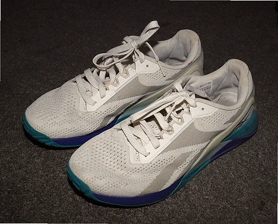 Reebok Nano X1 Herren Trainingsschuhe Laufschuhe in weiß blau Größe 43 Top-Zst.