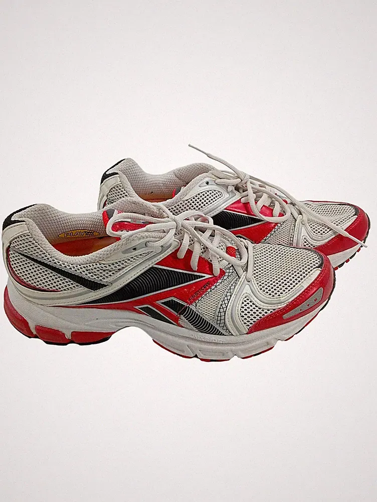 Reebok Premier Road Plus VI Laufschuhe Herren Gr. 41 Weiß Rot Schwarz