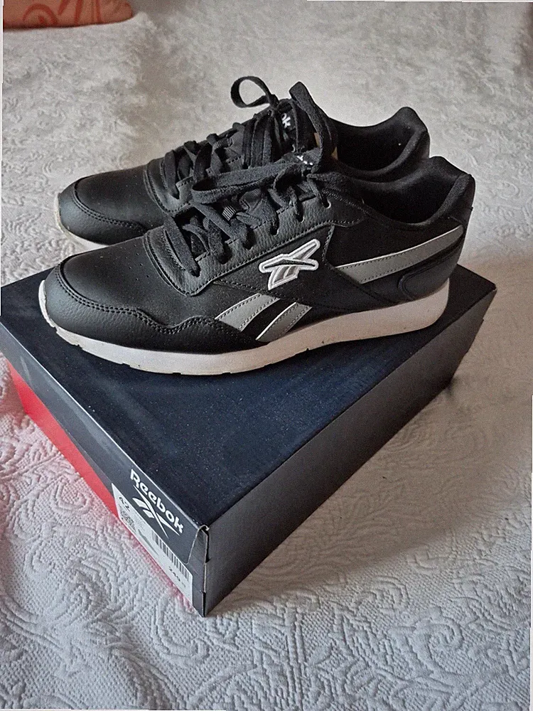 Reebok Royal Glide GX8618 Herren Sneaker Sportschuhe Laufschuhe Schwarz 👟 w.Neu