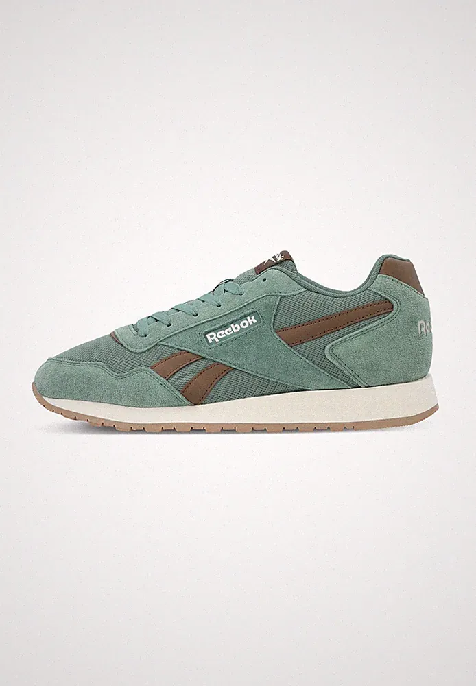 Reebok Unisex Glide Sneaker, Laufschuh, Memory-Foam, 100246071, Fieldgreen/Simpl