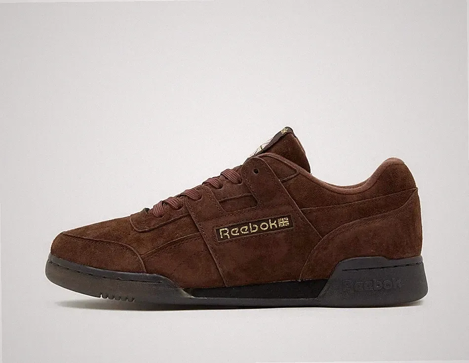 Reebok Workout Plus "Birthday Pack" Schuhe in Braun UK 8,5