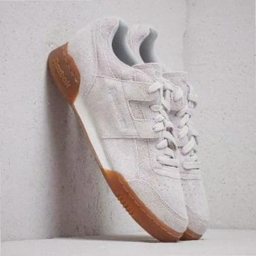 Reebok Workout Plus Wildleder-Sneaker für Herren, Grau, Größe 7,5 US, Neu...