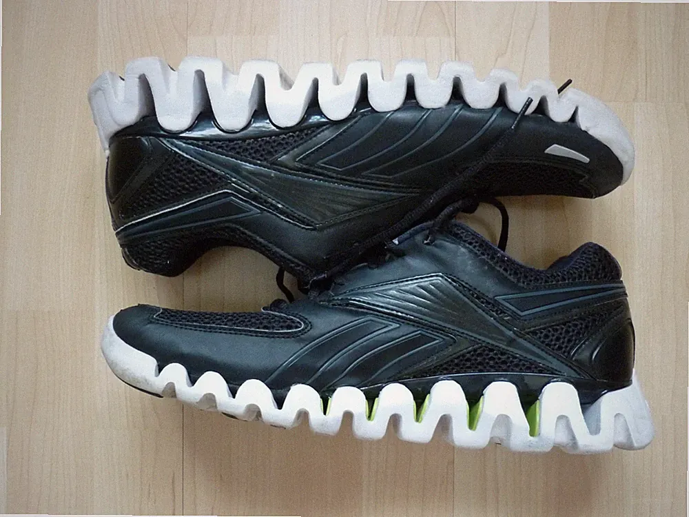 Reebok Zig Tech Laufschuhe schwarz Größe US 14 - UK 13 - EU48,5 - 32cm