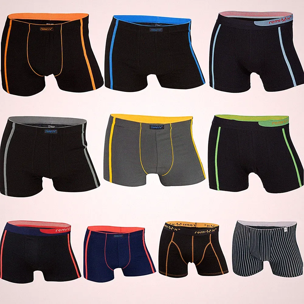 Remixx Herren Boxershorts Retroshorts 95% Baumwolle 5%Elasthan 4er 10er 20er Set