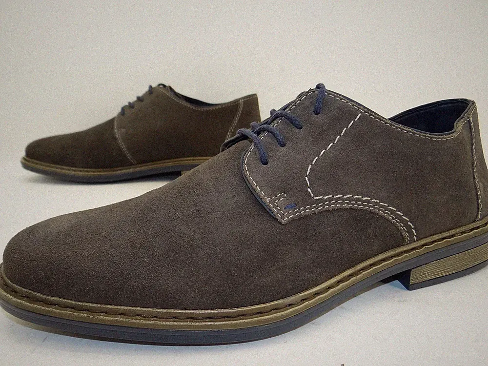 Rieker Schnürschuhe Halbschuhe Laufschuhe Herren Schuhe Leder Gr.44