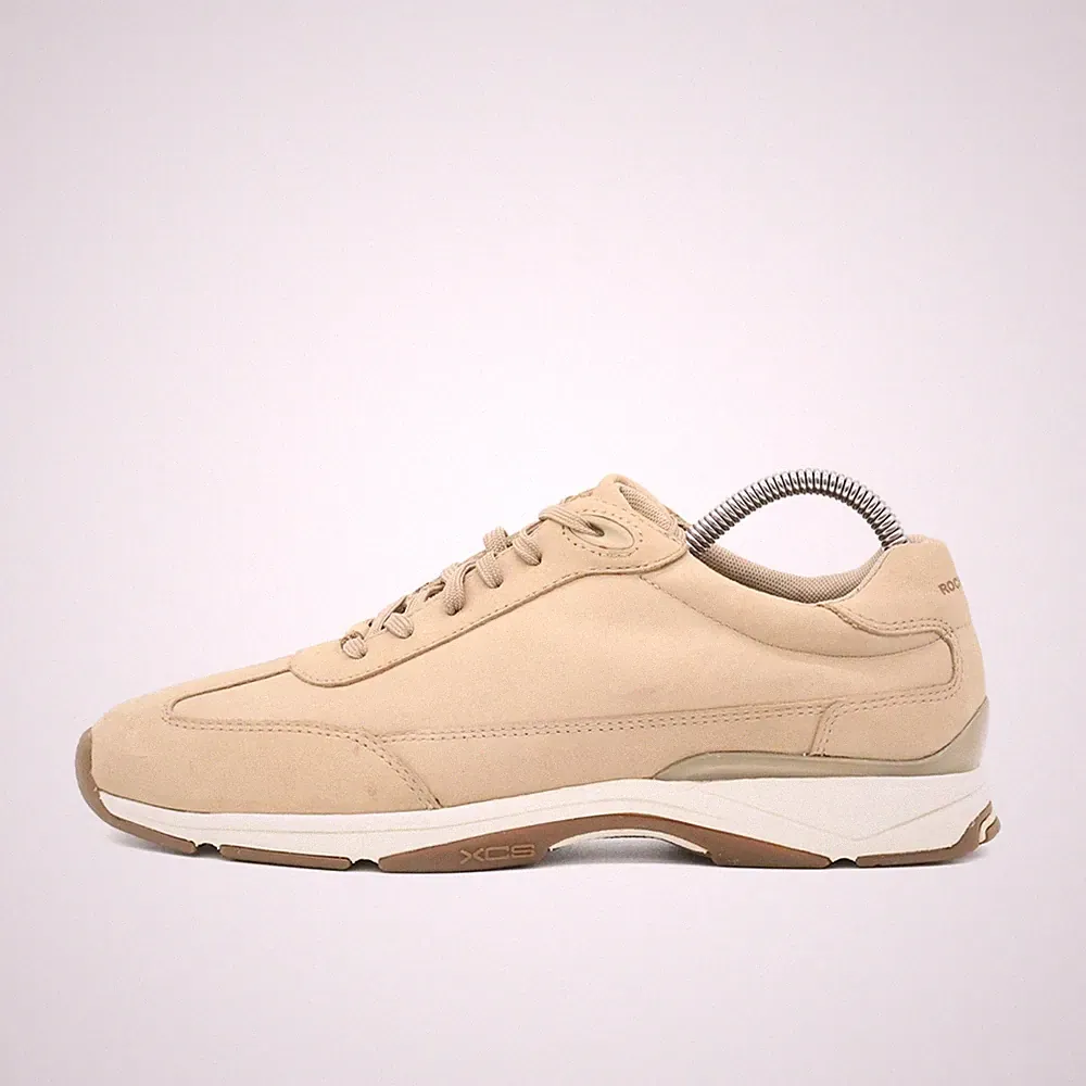 Rockport Herren Laufschuhe EU 42 APW9132ZW Beige Nubukleder XCS Sneaker