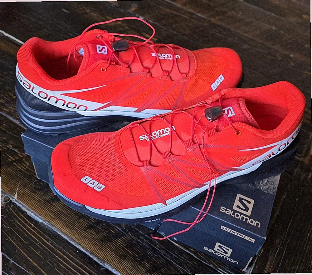 Running Shoes Salomon S-Lab Wings 8 Trail Men's Size 13 New Red