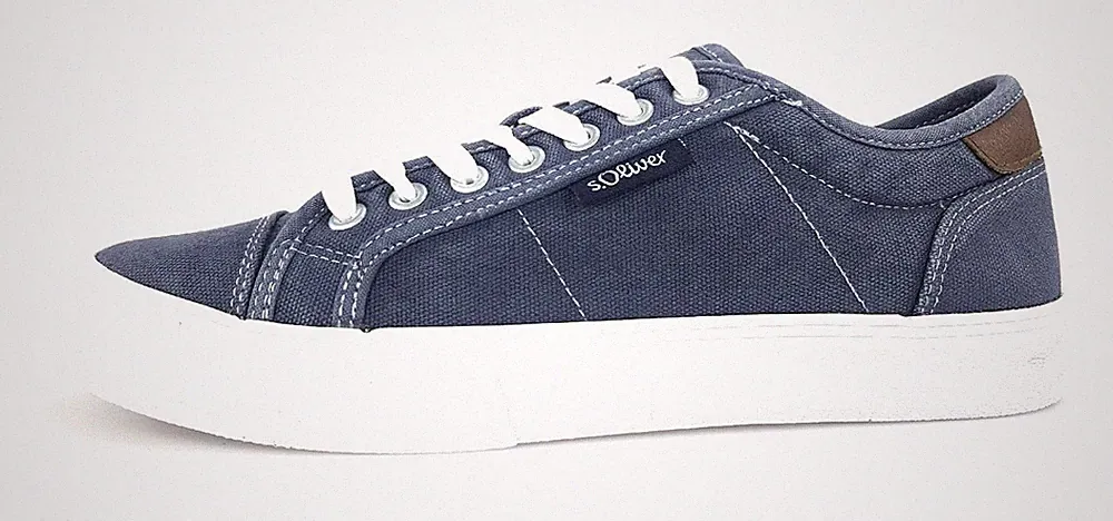 s.Oliver Herrenschuhe Schnürschuhe Sneaker low Blau Freizeit