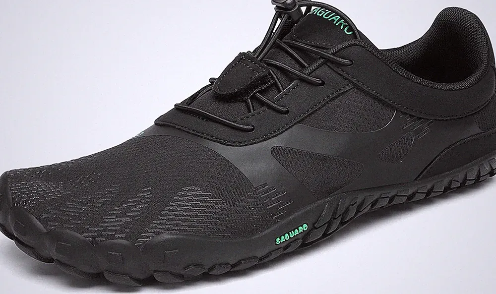 SAGUARO Unisex Barfußschuhe Leicht Atmungsaktiv Tragbar Traillaufschuhe Weich Ru