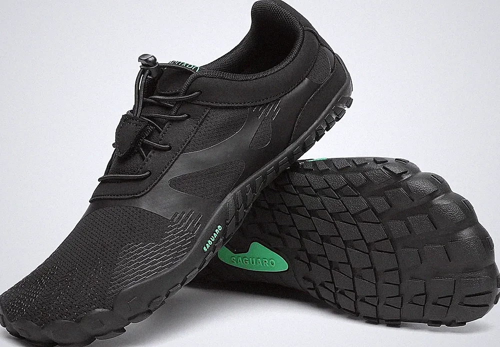 SAGUARO Unisex Barfußschuhe Outdoor Barfuss Traillaufschuhe Zehenschuhe Mit Zero