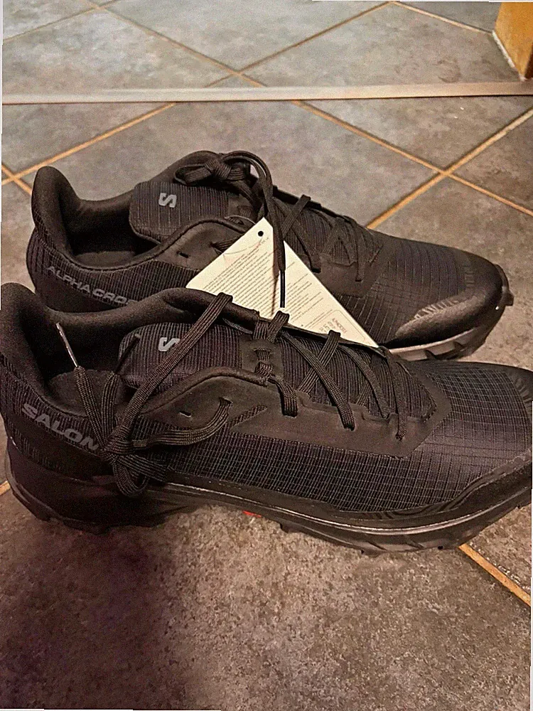 Salomon Alphacross 5 Herren Laufschuhe Sneaker Schwarz EU 48 UK 12,5