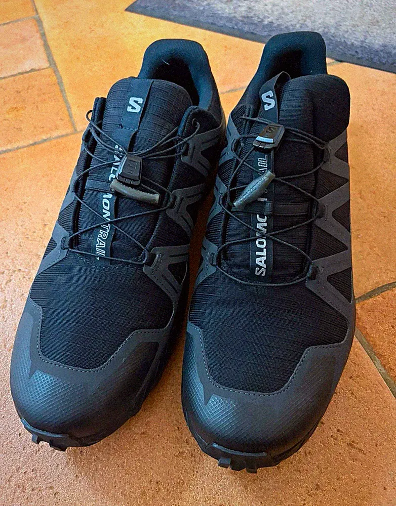 Salomon Alphacross Herren Laufschuhe Schwarz EU 47 1/3 US 12,5