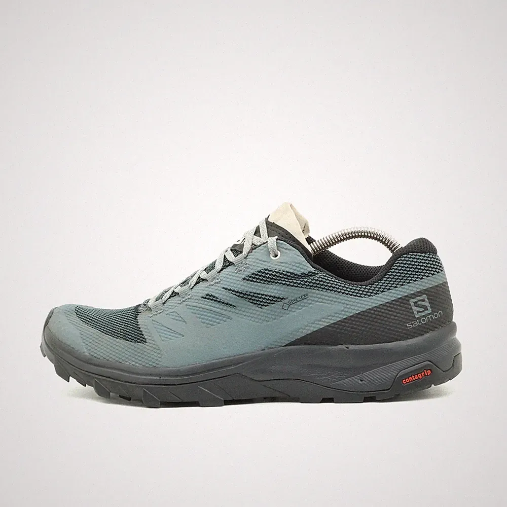 Salomon Damen OutLine GTX Laufschuh Grau Atmungsaktiv Trail-Laufschuhe EU 42⅔
