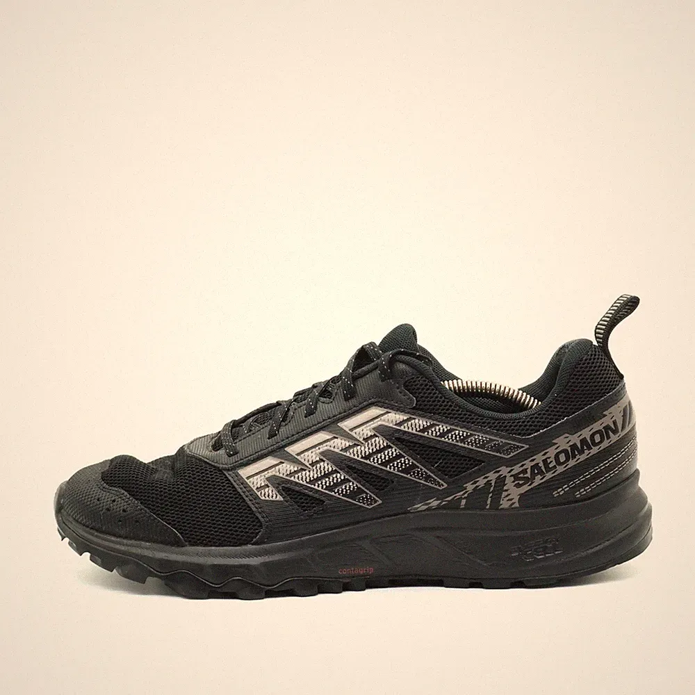 Salomon Damen Wander Laufschuhe Schwarz Mesh Low-Top Trailrunning EU 43 1/3