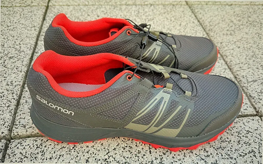 SALOMON Energy Cell - Gr. 46 - Low - Grau/Orange - Trail Running Laufschuh - neu