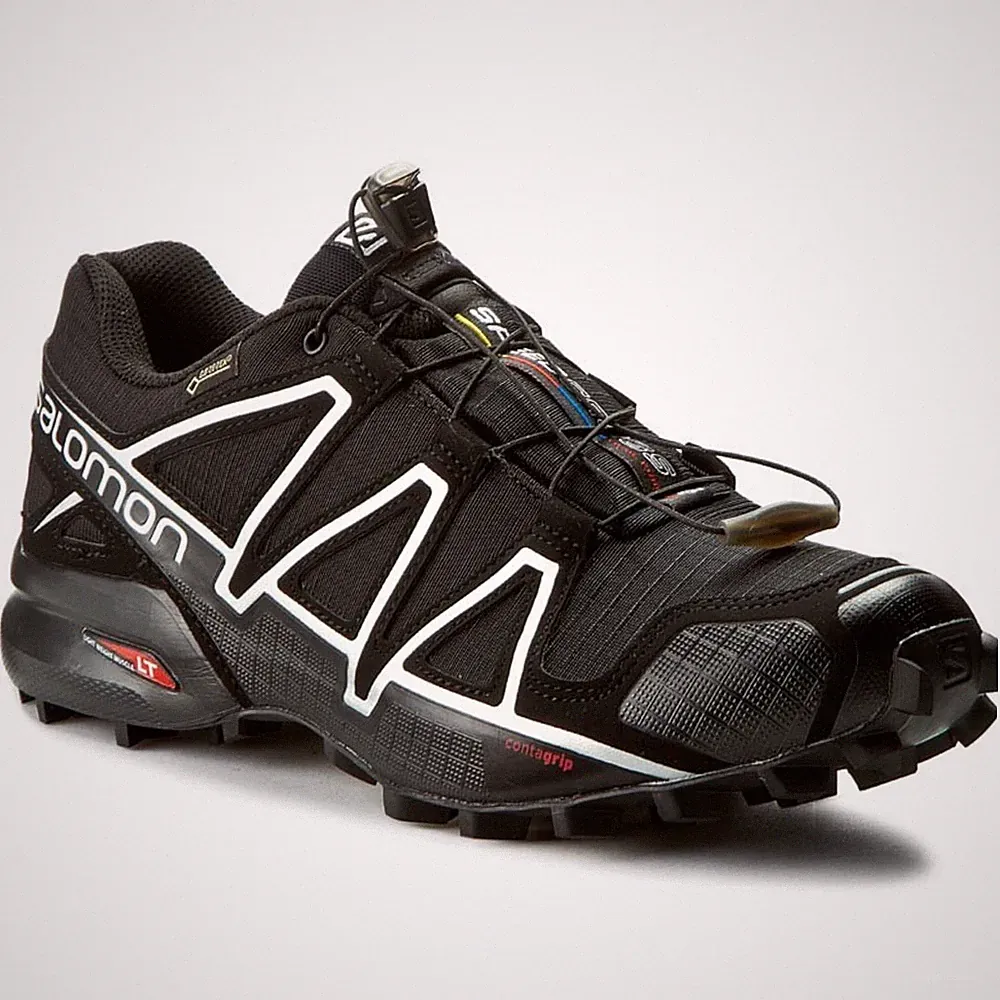 Salomon Herren Speedcross 4 Gore-Tex Wasserdicht, Schwarz Black Silver Metallic