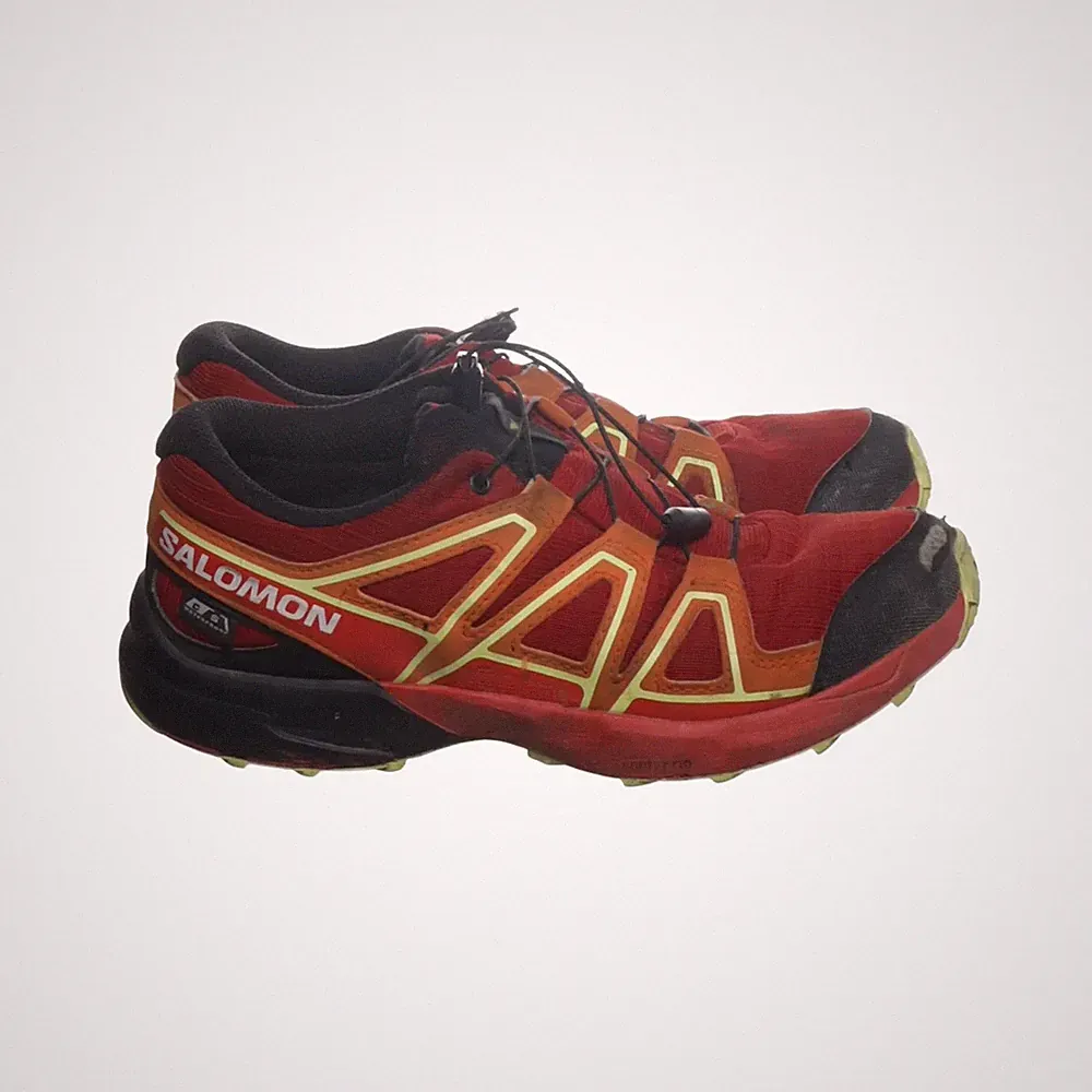 Salomon, Laufschuhe, Größe: 37, SPEEDCROSS, Rot/Gelb/Schwarz, Herren #PlO