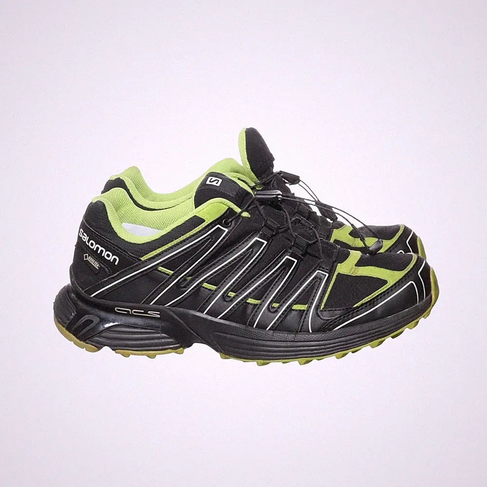 Salomon, Laufschuhe, Größe: 42 2/3, Schwarz/Grün, Herren #AsF
