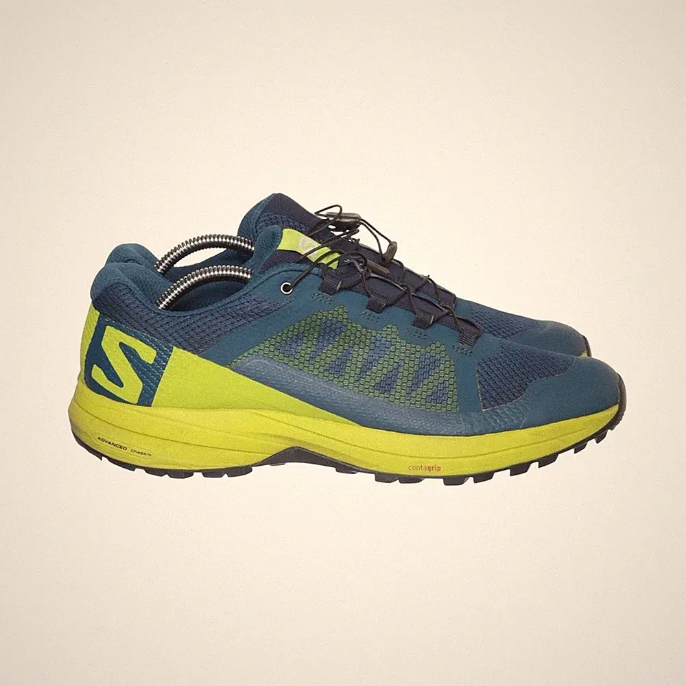 Salomon, Laufschuhe, Größe: 43 2/3, Blau/Gelb, Herren #wIG