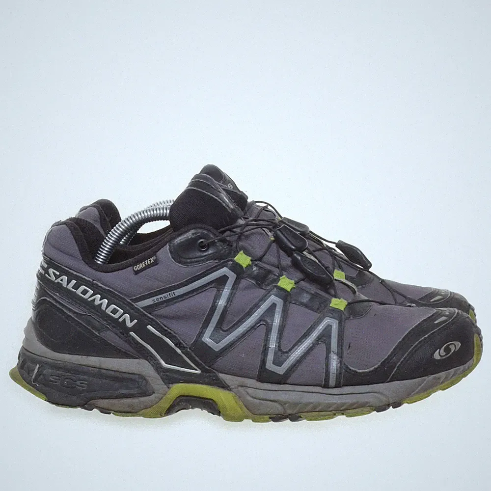 Salomon, Laufschuhe, Größe: 43, Grau/Schwarz/Gelb, Herren #IXO