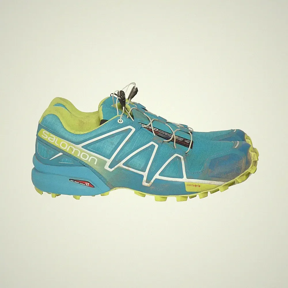 Salomon, Laufschuhe, Größe: 44, model: speedcross 4, Blau/Gelb, Herren #kP7