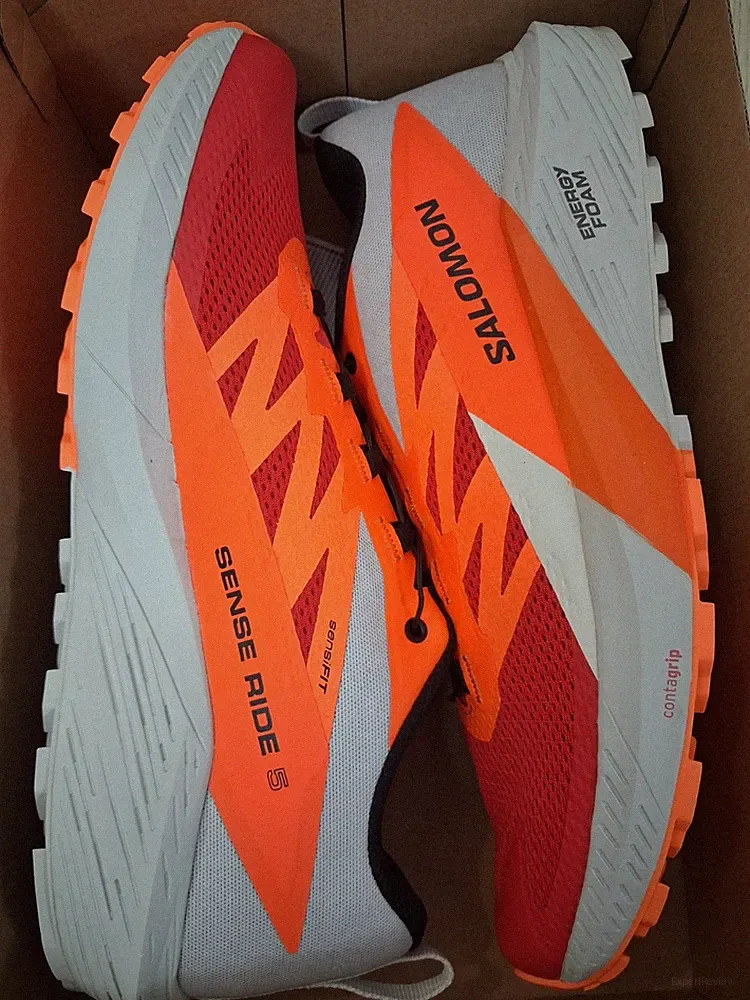 Salomon Laufschuhe Sense Ride 5 Größe. 48 Neu Mit Etikett OVP Karton Ohne Deckel