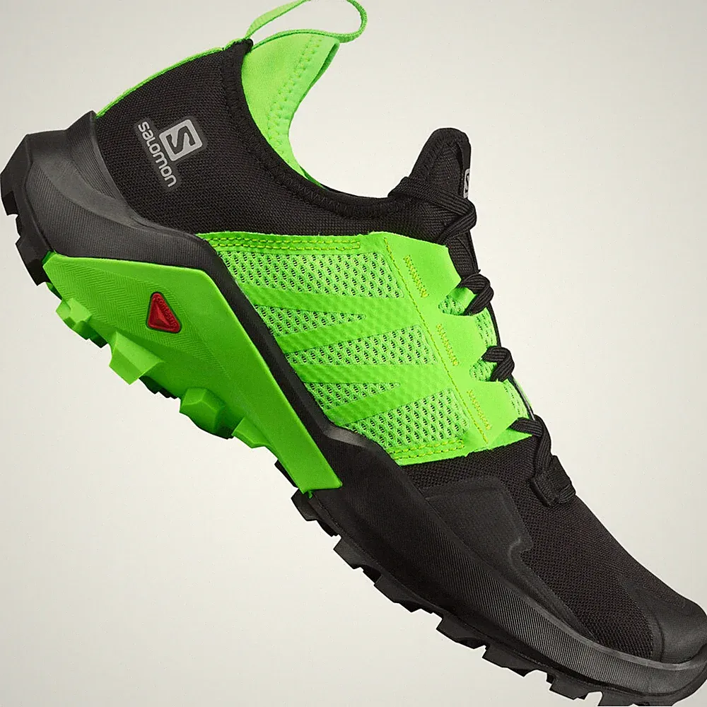 Salomon Madcross Herren-Laufschuhe Schuhe Laufen Running Trail Schwarz/Grün