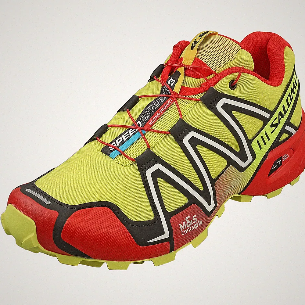 Salomon Speedcross 3 Gelber Rot - Unisex Laufschuhe - 38 EU