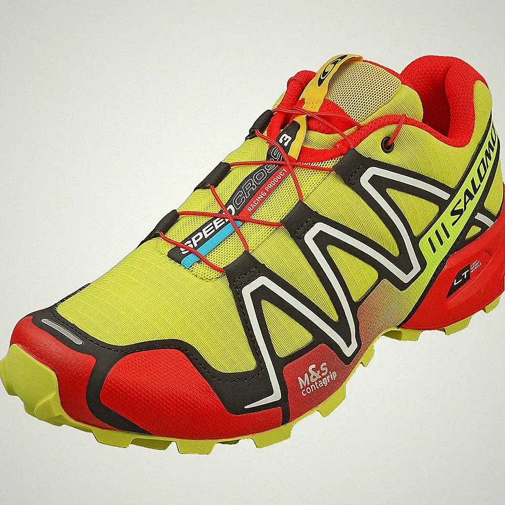 Salomon Speedcross 3 Gelber Rot - Unisex Laufschuhe