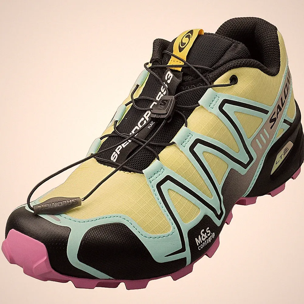 Salomon SPEEDCROSS 3 Laufschuhe Unisex Gelb Multifarben - 42 2/3 EU