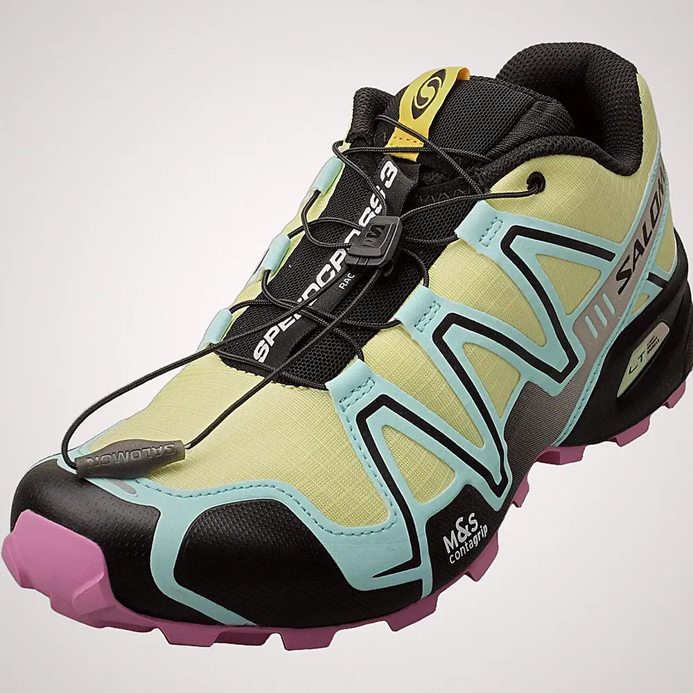 Salomon SPEEDCROSS 3 Laufschuhe Unisex Gelb Multifarben - 45 1/3 EU