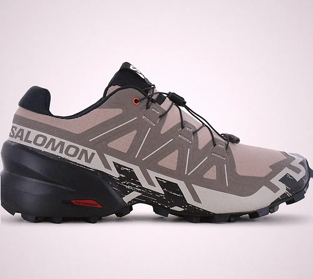 Salomon Speedcross 6 - Herren Trail-Running Schuhe Laufschuhe Beige 478110 NEU