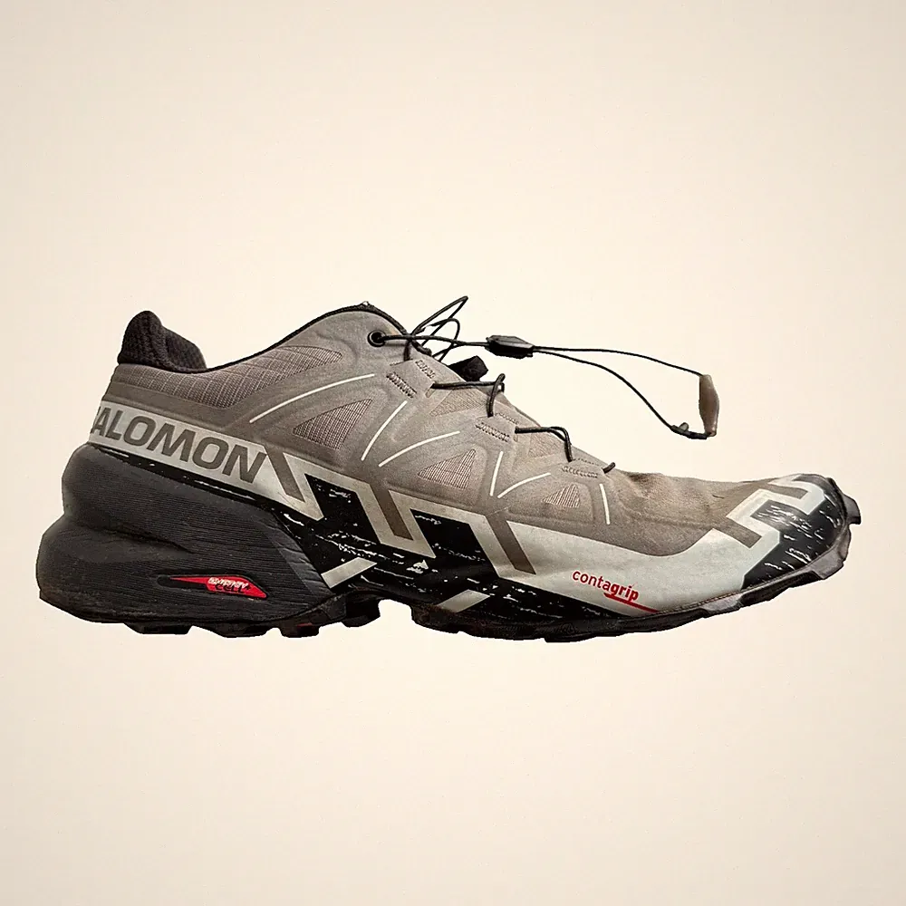 Salomon Speedcross 6 Wide Trailrunningschuhe Herren Gr. UK 9,5 grau schwarz