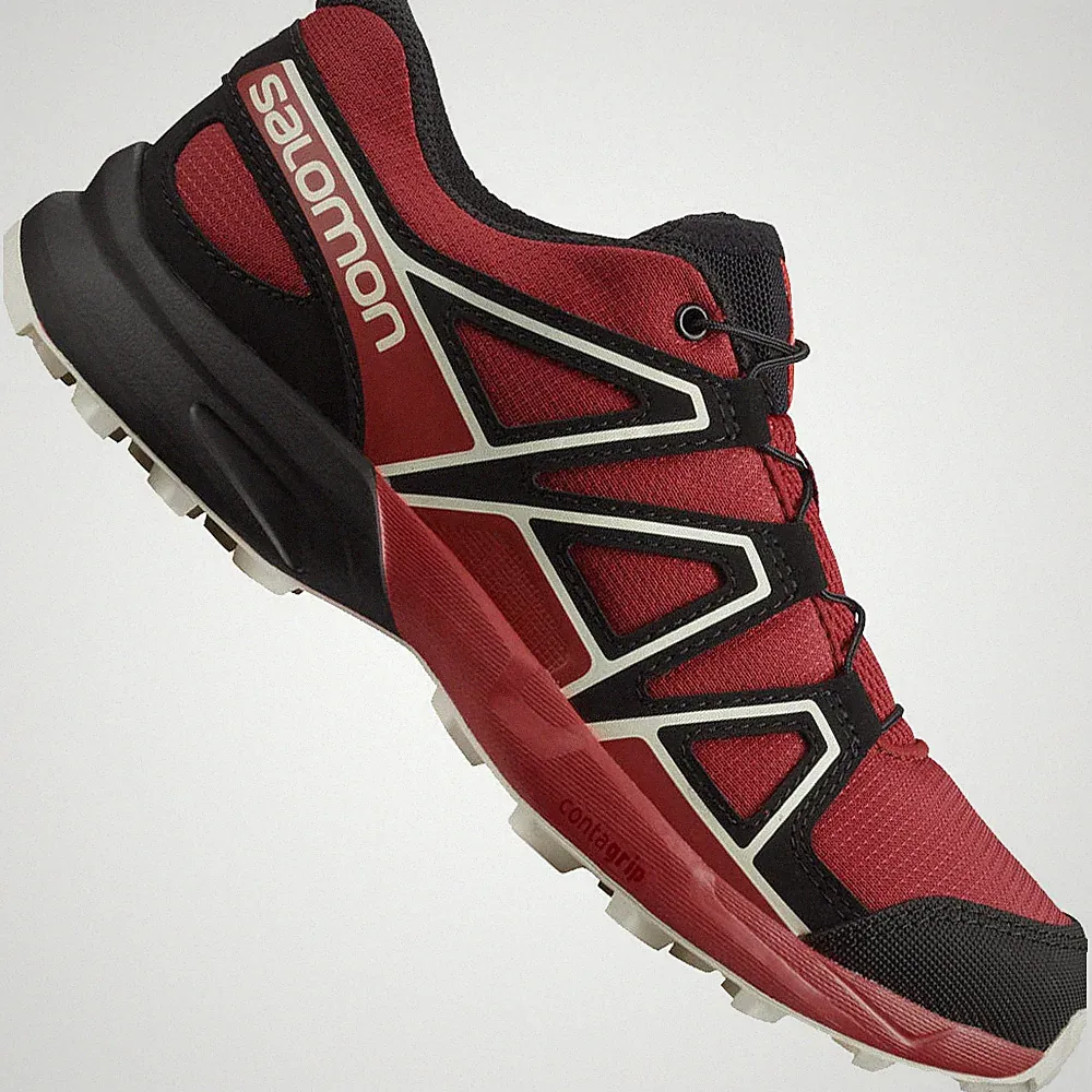 Salomon Speedcross Junior Kinder-Laufschuhe Sportschuhe Jogging-Schuhe Rot NEU