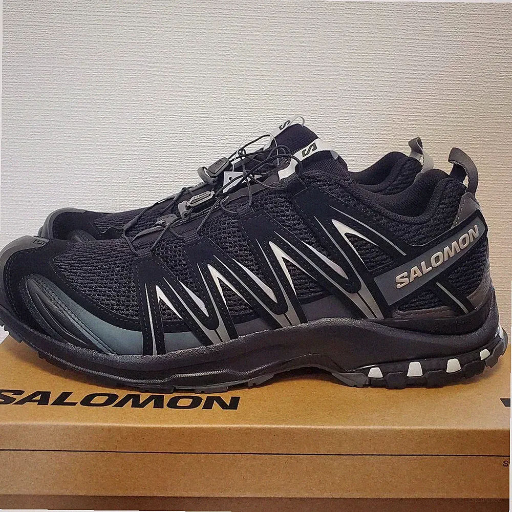 Salomon XA Pro 3D Herren Traillaufschuhe Schwarz Magnet Quiet Shade US14 Neu B
