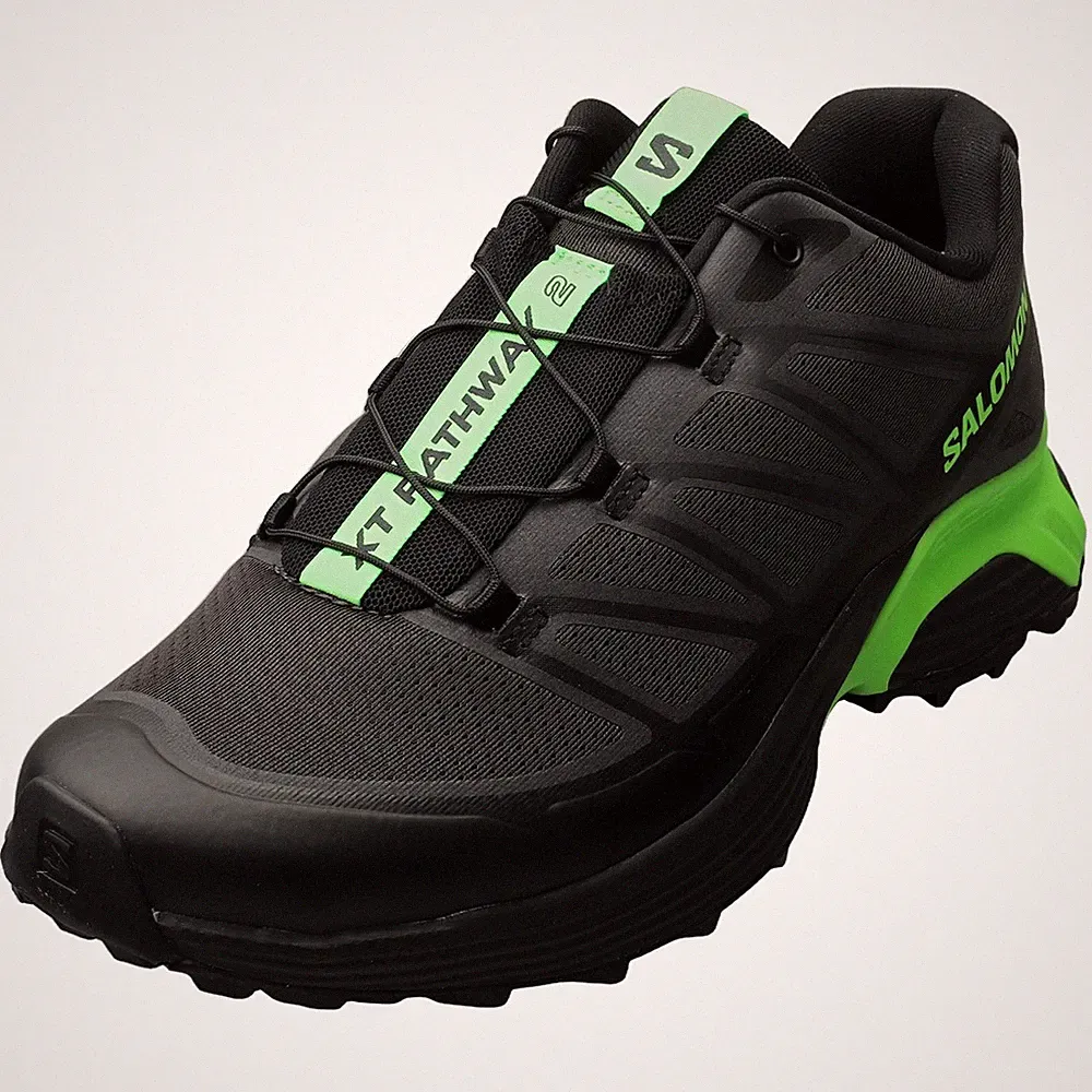 Salomon XT-Pathway 2 Laufschuhe Asphalt Black Green Unisex