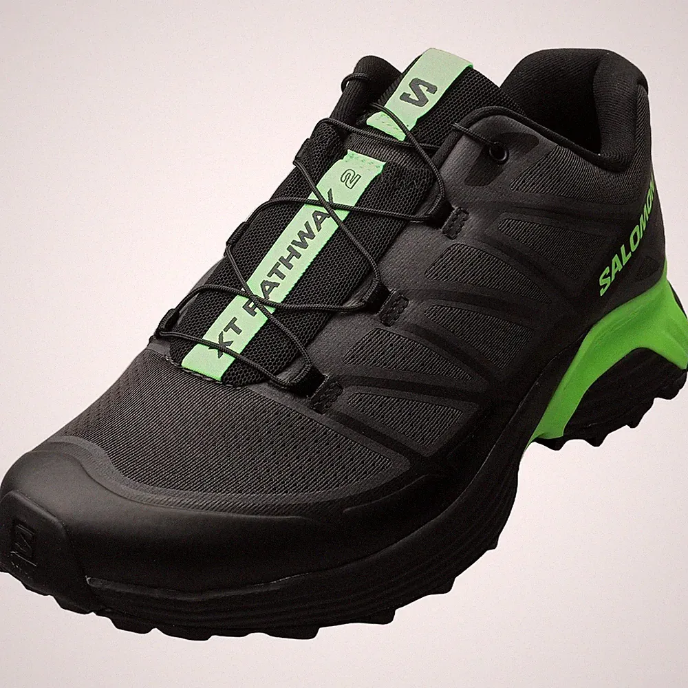 Salomon XT-Pathway 2 Laufschuhe Asphalt Black Green Unisex - 44 EU