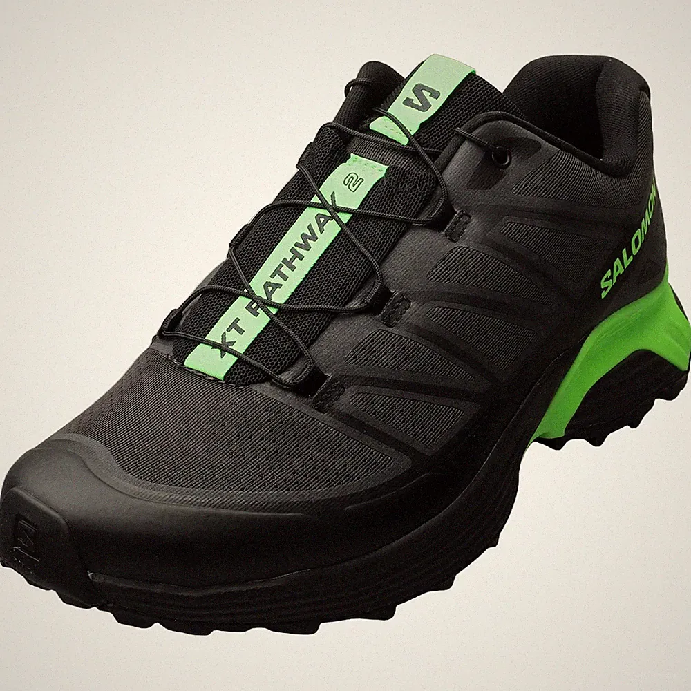 Salomon XT-Pathway 2 Laufschuhe Asphalt Black Green Unisex