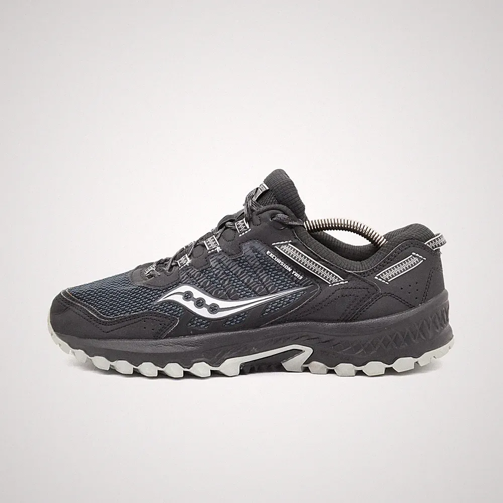 Saucony Damen Excursion TR12 Schuhe Schwarz/Grau Sohle Laufschuhe EU 40.5
